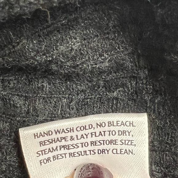 Eileen Fisher Wool Cotton Knit Floral Print Pencil Skirt Size Medium Stretch - Picture 6 of 7